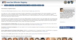 Desktop Screenshot of iowasexoffender.com